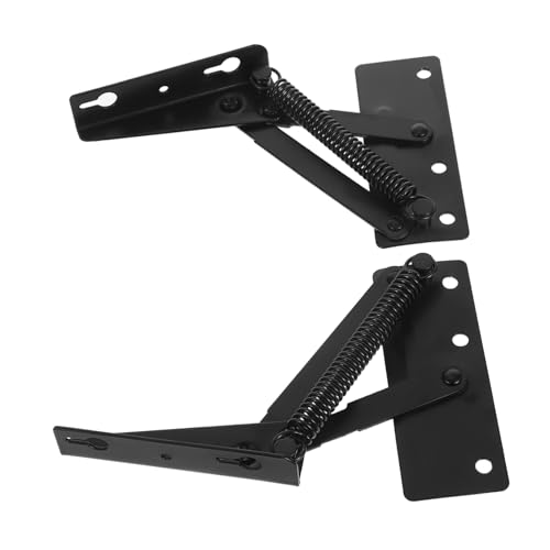 TOYZFRIENDY 2 Stück Schwarze Federscharniere für Sofa und Bettverbindung Teiliges Stabile Möbelscharniere aus Langlebigem Metall Einfache Montage für Verbesserte Bequemlichkeit und von TOYZFRIENDY
