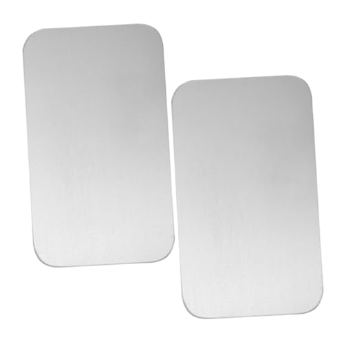 TOYZFRIENDY 2 Stück Teiliges Aluminium Kühlpad für Kleintiere Strapazierfähige Kühlmatte mit Frostschutz für Kaninchen Hamster und Meerschweinchen Atmungsaktiv Wiederverwendbar Sommerschutz von TOYZFRIENDY