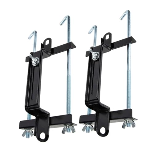 TOYZFRIENDY 2 Stück Teiliges Auto Batterie Halter Metall Verstellbar Robust Batterieträger Klemme Passend für Verschiedene Batterietypen Sichere Befestigung Kfz von TOYZFRIENDY