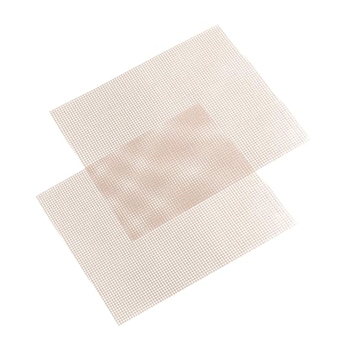 TOYZFRIENDY 2 Stück Teiliges BBQ Grillmatten aus Hitzebeständigem Antihaftbeschichtetem Glasfasergewebe Wiederverwendbar Zuschneidbar für Gasgrill Outdoor Picknick und Leicht zu Reinigen von TOYZFRIENDY