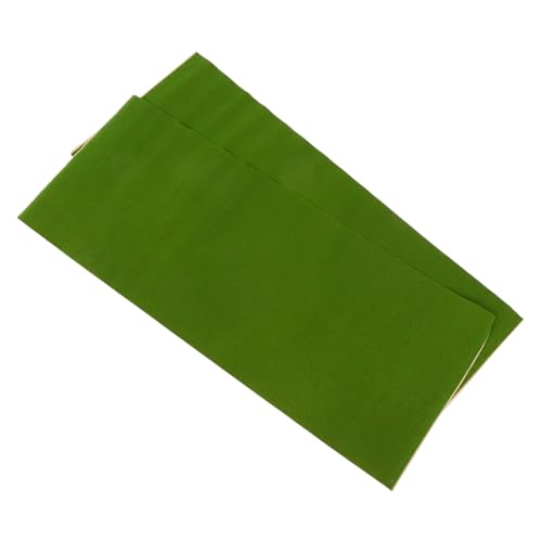 TOYZFRIENDY 2 Stück Teiliges DIY Kunstrasenpapier Gelbgrüne Grasmatte für Sandtisch Modellbau Realistische Turf Lawn Dekoration für Mini Landschaften Eisenbahn und Architekturmodelle von TOYZFRIENDY