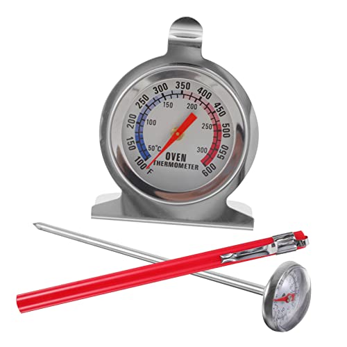 TOYZFRIENDY 2 Stück Teiliges Dial Thermometer für Grill und Küche Präzises Instant Read Fleischthermometer mit Sonde Hitzebeständig Geeignet für Bbq Backofen Getränke und Babynahrung TOYZFRIENDY 2 Stück Teiliges Dial Thermometer für Grill und Küche Präzises Instant Read Fleischthermometer mit Sonde Hitzebeständig Geeignet für Bbq Backofen Getränke und Babynahrung von TOYZFRIENDY