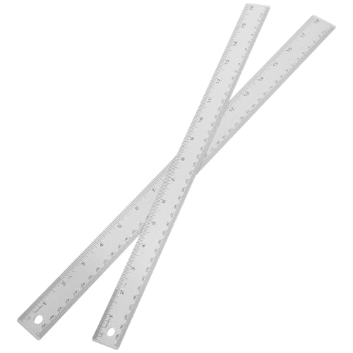 TOYZFRIENDY 2 Stück Teiliges Edelstahl Lineal Präzise Messwerkzeug mit Klarer Einteilung für Büro Schule Zeichnen und Ingenieurwesen Ergonomisch und Vielseitig Einsetzbar TOYZFRIENDY 2 Stück Teiliges Edelstahl Lineal Präzise Messwerkzeug mit Klarer Einteilung für Büro Schule Zeichnen und Ingenieurwesen Ergonomisch und Vielseitig Einsetzbar von TOYZFRIENDY