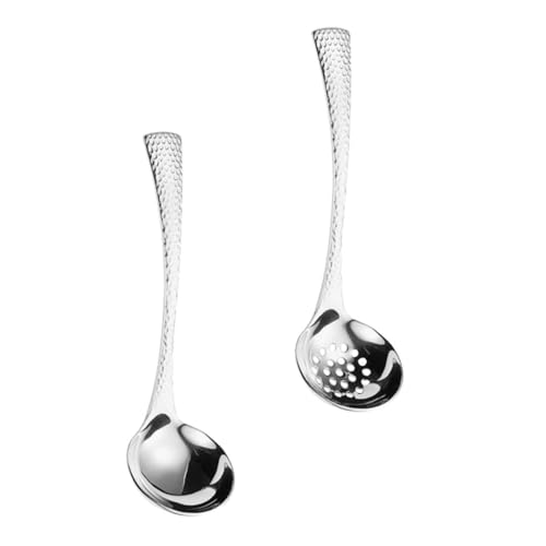 TOYZFRIENDY 2 Stück Teiliges Edelstahl Suppenkellen Langem Griff Ergonomisch Geformt für Hotpot und Servieren Glatte Oberfläche Vielseitig Einsetzbar in Küche Restaurant und Zuhause TOYZFRIENDY 2 Stück Teiliges Edelstahl Suppenkellen Langem Griff Ergonomisch Geformt für Hotpot und Servieren Glatte Oberfläche Vielseitig Einsetzbar in Küche Restaurant und Zuhause von TOYZFRIENDY