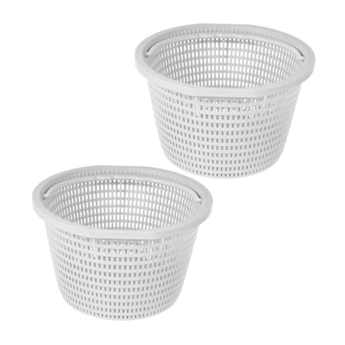 TOYZFRIENDY 2 Stück Teiliges Großer Pool Skimmer Filterkorb aus Langlebigem Kunststoff Kompatibel mit Hayward Serie Effiziente Laub und Schmutzfiltration für Oberirdische und Eingelassene von TOYZFRIENDY