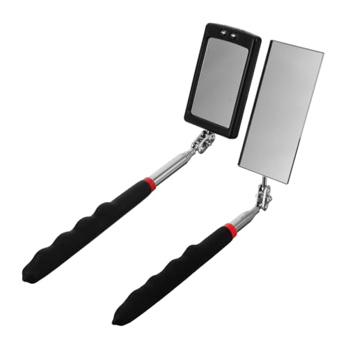 TOYZFRIENDY 2 Stück Teiliges Inspektionsspiegel Teleskopierbar mit Flexibler Quadratischer und Rechteckiger Mechaniker Spiegel für Fahrzeugunterbodenprüfung Drehbar Vielseitig Einsetzbar TOYZFRIENDY 2 Stück Teiliges Inspektionsspiegel Teleskopierbar mit Flexibler Quadratischer und Rechteckiger Mechaniker Spiegel für Fahrzeugunterbodenprüfung Drehbar Vielseitig Einsetzbar von TOYZFRIENDY