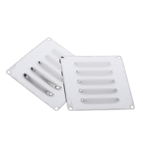 TOYZFRIENDY 2 Stück Teiliges Lüftungsgitter Vent Panel für Außenfeuerstellen Bbq Feuerstellen Hitzebeständig Einfache Montage Optimierte Luftzirkulation für Effiziente Verbrennung und von TOYZFRIENDY