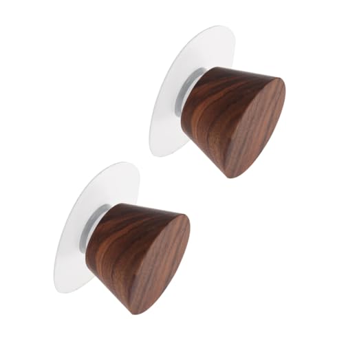 TOYZFRIENDY 2 Stück Teiliges Massiver Holz Wandhaken Robuster Klebehaken ohne Bohren Moderner Minimalistischer Garderobenhaken aus Schwarzem Walnussholz Dekorativ für Schlafzimmer Flur Bad und TOYZFRIENDY 2 Stück Teiliges Massiver Holz Wandhaken Robuster Klebehaken ohne Bohren Moderner Minimalistischer Garderobenhaken aus Schwarzem Walnussholz Dekorativ für Schlafzimmer Flur Bad und von TOYZFRIENDY