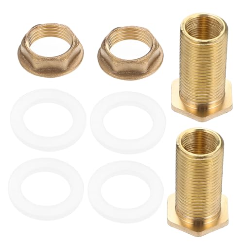 TOYZFRIENDY 2 Stück Teiliges Messing Durchführungsfitting Schlauchverbinder mit Innengewinde Korrosionsbeständig Robust für Wassertank Regentonne Wasserfilter Zubehör TOYZFRIENDY 2 Stück Teiliges Messing Durchführungsfitting Schlauchverbinder mit Innengewinde Korrosionsbeständig Robust für Wassertank Regentonne Wasserfilter Zubehör von TOYZFRIENDY