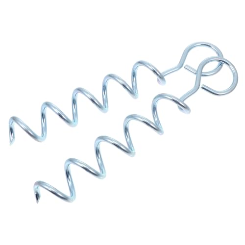 TOYZFRIENDY 2 Stück Teiliges Metall Erdanker Stabile Spiral Bodenheringe mit Spitzem Kopf Tiefer Halt für Campingzelte Trampoline und Hunde Robustes Material für Festen Bodensitz im Outdoor TOYZFRIENDY 2 Stück Teiliges Metall Erdanker Stabile Spiral Bodenheringe mit Spitzem Kopf Tiefer Halt für Campingzelte Trampoline und Hunde Robustes Material für Festen Bodensitz im Outdoor von TOYZFRIENDY