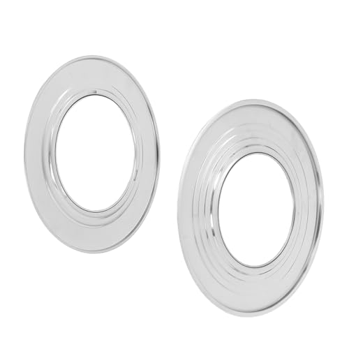 TOYZFRIENDY 2 Stück Teiliges Rundes Edelstahl Dampfkorb- Hitzeverteilter Dämpfeinsatz Stapelbarer Küchenhelfer für Gleichmäßiges Garen von Gemüse Meeresfrüchten und Anderen Langlebig und von TOYZFRIENDY