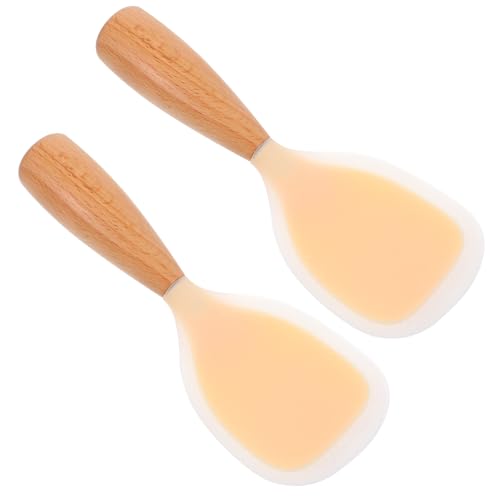 TOYZFRIENDY 2 Stück Teiliges Silikon Reislöffel mit Rutschfestem Hitzebeständigem Holzgriff Multifunktionaler Küchenservierlöffel für Reis Salat und Kochen Praktische Küchenutensilien TOYZFRIENDY 2 Stück Teiliges Silikon Reislöffel mit Rutschfestem Hitzebeständigem Holzgriff Multifunktionaler Küchenservierlöffel für Reis Salat und Kochen Praktische Küchenutensilien von TOYZFRIENDY
