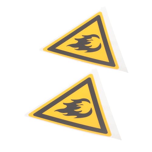 TOYZFRIENDY 2 Stück Teiliges Warnschild Brennbare Stoffe Pet Wetterfestes Flammwarnzeichen mit Selbstklebender Rückseite für Wald und Außenbereiche zur Erhöhten Brandschutzsicherheit TOYZFRIENDY 2 Stück Teiliges Warnschild Brennbare Stoffe Pet Wetterfestes Flammwarnzeichen mit Selbstklebender Rückseite für Wald und Außenbereiche zur Erhöhten Brandschutzsicherheit von TOYZFRIENDY