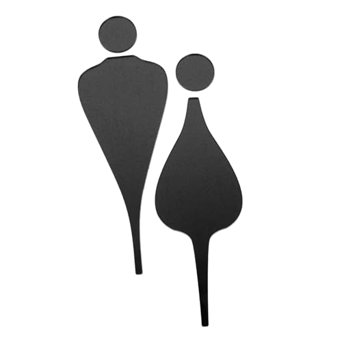 TOYZFRIENDY 2 Stück Toilettenschild Acryl Männer Frauen Badezimmer Türschild Selbstklebend Minimalistisches Design für Hotel Büro Schule Öffentliche Räume TOYZFRIENDY 2 Stück Toilettenschild Acryl Männer Frauen Badezimmer Türschild Selbstklebend Minimalistisches Design für Hotel Büro Schule Öffentliche Räume von TOYZFRIENDY