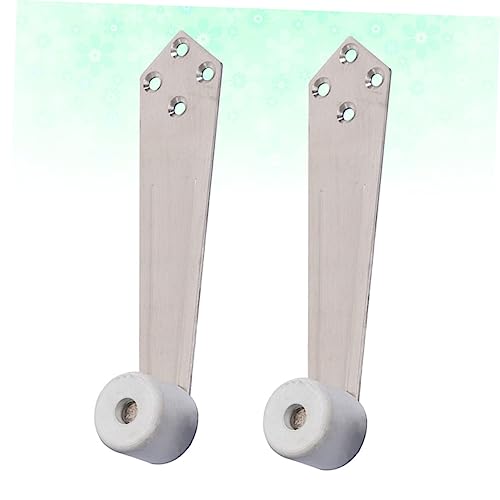 TOYZFRIENDY 2 Stück Türstopper mit Gummipuffer Montagefreundlich Teiliges Weiß Schont Türen und Wände Geräuschdämpfend Geeignet für Küche Wohnzimmer Schlafzimmer und Bad von TOYZFRIENDY