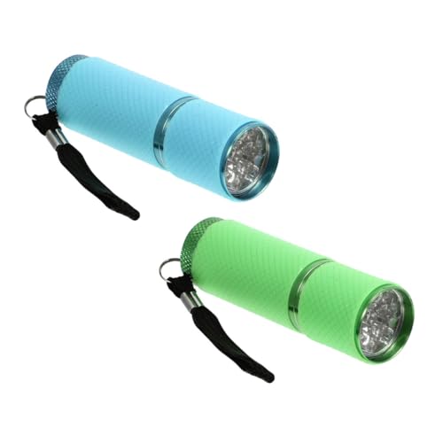 TOYZFRIENDY 2 Stück Uv Nagelkunst Testlampe Tragbare Taschenlampe zur Fluoreszenzidentifikation für Nagelstudios und Heimgebrauch Farben Grün und Blau TOYZFRIENDY 2 Stück Uv Nagelkunst Testlampe Tragbare Taschenlampe zur Fluoreszenzidentifikation für Nagelstudios und Heimgebrauch Farben Grün und Blau von TOYZFRIENDY