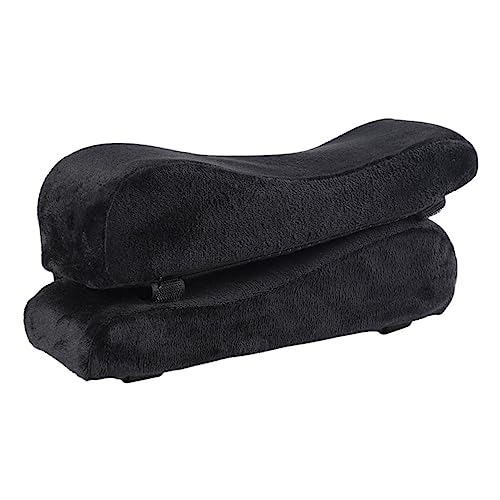 TOYZFRIENDY 2 Stück Verschleißfeste Armlehnenpolster aus Polyester mit Memory Schaum Komfortable Kissen für Bürostuhl Gaming Wohnzimmerstühle Entlasten Ellbogen und Unterarme Leichte von TOYZFRIENDY