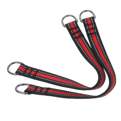 TOYZFRIENDY 2 Stück Verstellbare Hängematten Aufhängung Gurte mit Rostfreien Metallverschlüssen Robuste für Schaukel Hängesessel Turnreck und Outdoor Nutzung Rot TOYZFRIENDY 2 Stück Verstellbare Hängematten Aufhängung Gurte mit Rostfreien Metallverschlüssen Robuste für Schaukel Hängesessel Turnreck und Outdoor Nutzung Rot von TOYZFRIENDY