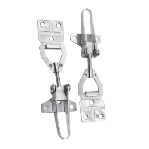TOYZFRIENDY 2 Stück Verstellbarer Beehive Locker mit Integriertem Schloss Sicherer Buckle und Latch Connector für Bienenstockverbindung Einfache Installation Vielseitig für Boden Oberkasten von TOYZFRIENDY