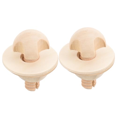 TOYZFRIENDY 2 Stück Vogelspielzeug Schrauben aus Holz Vogelkäfig Zubehör Fixator für Wellensittiche Papageien Nymphensittiche zur Befestigung Futterspendern von TOYZFRIENDY