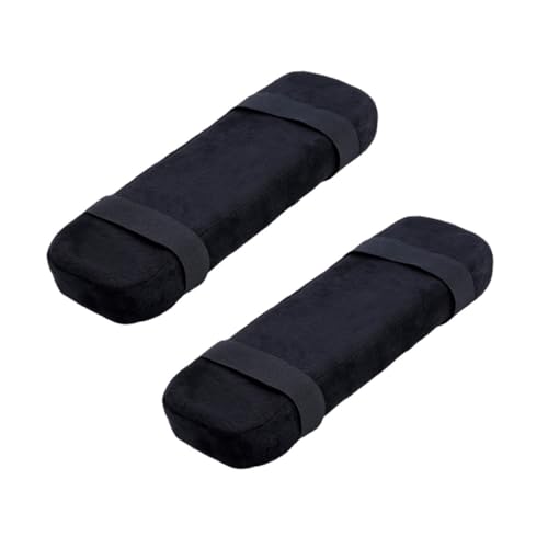 TOYZFRIENDY 2 Stück Waschbare Dicke Armlehnenpolster mit Elastischem Design Ergonomische Stuhlarmauflagen für Büro Gaming Esszimmerstühle Passend Installieren von TOYZFRIENDY