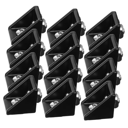 TOYZFRIENDY 20 Sätze Teiliges Aluminium Eckhalterung Schraubenlos für Nut Aluminiumprofil Zubehör zur Stabilen Verbindung und Verstärkung von Aluprofilen TOYZFRIENDY 20 Sätze Teiliges Aluminium Eckhalterung Schraubenlos für Nut Aluminiumprofil Zubehör zur Stabilen Verbindung und Verstärkung von Aluprofilen von TOYZFRIENDY