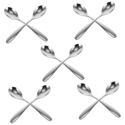 TOYZFRIENDY 20 Stück Teiliges Edelstahl Kaffeelöffel Langlebige Kleine Dessertlöffel mit Glatter Oberfläche Spülmaschinenfest Ergonomisch Geformt für Komfortables Halten für Kaffee Espresso TOYZFRIENDY 20 Stück Teiliges Edelstahl Kaffeelöffel Langlebige Kleine Dessertlöffel mit Glatter Oberfläche Spülmaschinenfest Ergonomisch Geformt für Komfortables Halten für Kaffee Espresso von TOYZFRIENDY
