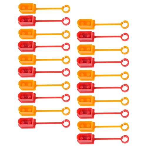 TOYZFRIENDY 20 Stück Teiliges Steckverbinder Schutzkappen Langlebige Abdeckkappen Einfach Montierbar und Demontierbar Staubdicht Isolierend Ersatz für Rc Batterieanschlüsse Rot und Gelb TOYZFRIENDY 20 Stück Teiliges Steckverbinder Schutzkappen Langlebige Abdeckkappen Einfach Montierbar und Demontierbar Staubdicht Isolierend Ersatz für Rc Batterieanschlüsse Rot und Gelb von TOYZFRIENDY