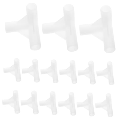 TOYZFRIENDY 20 Stück Teiliges Zeltverbinder Wege Kunststoffverbinder mit Innendurchmesser für Pavillon und Markisenstangen Einfach zu Montieren Glatte Oberfläche Robust für Outdoor und von TOYZFRIENDY
