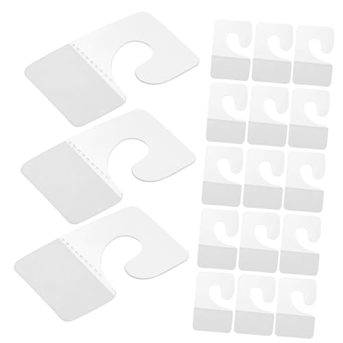 TOYZFRIENDY 200 Stück Selbstklebende PVC Haken mit Flugloch Starke Haftung Klare Aufhängetabs für Einzelhandelsdisplay für Schmuck Blumen und Makeup tools Langlebig und Praktisch von TOYZFRIENDY