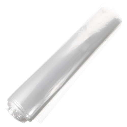 TOYZFRIENDY 200 Stück Transparente Schrumpffolie Pof Schrumpfverpackung Beutel Hitzebeständig Klare Schrumpftüten für Kerzen Schuhe Weinflaschen Kosmetik DIY Verpackung Haushalt von TOYZFRIENDY