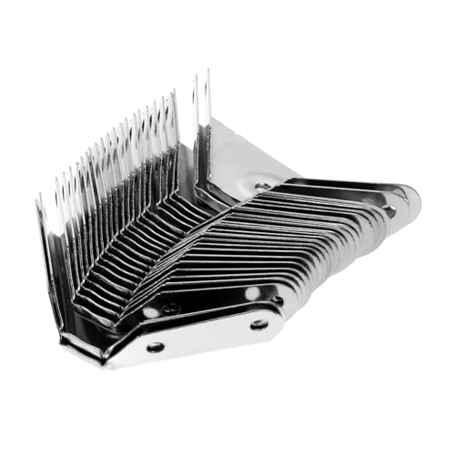 TOYZFRIENDY 24 Stück Teiliges Edelstahl Winkelverbinder Dicke Möbel Eckwinkel mit Dreieckiger Form Stabile Möbel Schutzbeschläge Belastbare Winkelhalter für Möbelkanten und Eckverbinder TOYZFRIENDY 24 Stück Teiliges Edelstahl Winkelverbinder Dicke Möbel Eckwinkel mit Dreieckiger Form Stabile Möbel Schutzbeschläge Belastbare Winkelhalter für Möbelkanten und Eckverbinder von TOYZFRIENDY