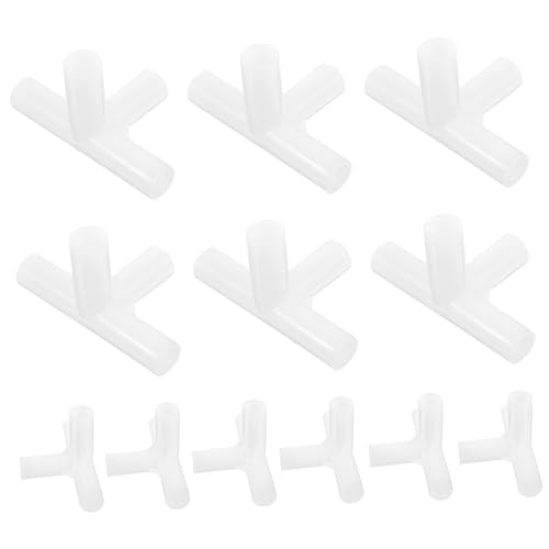 TOYZFRIENDY 24 Stück Teiliges Zeltgestänge Adapter Langlebiger Vier Wege Verbinder Stabiles Zeltzubehör Einfacher Austausch Kompatibel mit Stangen für Outdoor Überdachungen und Markisen von TOYZFRIENDY