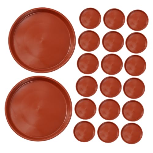 TOYZFRIENDY 25 Stück Runder Roter Kunststoff Blumentopf Untersetzer Pflanzenschale Pflanzentablett Wasserauffangschale für Bonsai und Pflanzentöpfe Robust Wiederverwendbar TOYZFRIENDY 25 Stück Runder Roter Kunststoff Blumentopf Untersetzer Pflanzenschale Pflanzentablett Wasserauffangschale für Bonsai und Pflanzentöpfe Robust Wiederverwendbar von TOYZFRIENDY
