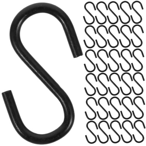 TOYZFRIENDY 250 Stück S Haken aus Schwarzem Metall Robuste Aufhängehaken für Küche Tür Kleiderschrank Taschen und Kleidung Rostfrei Vielseitig Einhängbar Stilvoll und Langlebig TOYZFRIENDY 250 Stück S Haken aus Schwarzem Metall Robuste Aufhängehaken für Küche Tür Kleiderschrank Taschen und Kleidung Rostfrei Vielseitig Einhängbar Stilvoll und Langlebig von TOYZFRIENDY