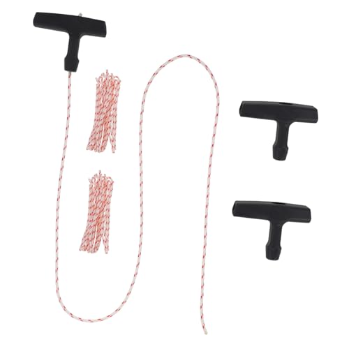 TOYZFRIENDY 3 Sätze Teiliges Starterseil mit Griff Kompatibel für Rasenmäher Kettensägen und Laubbläser Langlebige Nylon Zugschnur für Effizienten Motorstart Zufällige Farbe Zufällige Farbe von TOYZFRIENDY