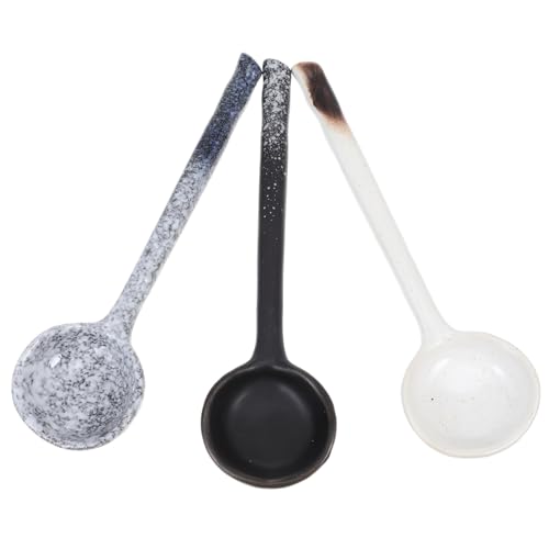 TOYZFRIENDY 3 Stück Keramiklöffel mit Langem Griff Hitzebeständig Ergonomisch Geformt Multifunktionale Suppenkellen für Haushalt Geeignet als Reislöffel Porridge Vorspeisenlöffel TOYZFRIENDY 3 Stück Keramiklöffel mit Langem Griff Hitzebeständig Ergonomisch Geformt Multifunktionale Suppenkellen für Haushalt Geeignet als Reislöffel Porridge Vorspeisenlöffel von TOYZFRIENDY