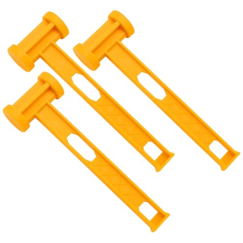 TOYZFRIENDY 3 Stück Leichter Multifunktionaler Zelt Hammer mit Stoßabsorbierendem Griff Langlebig und Robust für Camping Wandern Rucksackreisen und Outdoor Survival TOYZFRIENDY 3 Stück Leichter Multifunktionaler Zelt Hammer mit Stoßabsorbierendem Griff Langlebig und Robust für Camping Wandern Rucksackreisen und Outdoor Survival von TOYZFRIENDY