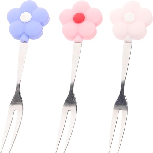 TOYZFRIENDY 3 Stück Obstgabeln Multifunktionale Dessertgabeln für Käse Snacks Frucht Kreatives Küchenaccessoire für Appetizer Puddings Zufällige Farbe TOYZFRIENDY 3 Stück Obstgabeln Multifunktionale Dessertgabeln für Käse Snacks Frucht Kreatives Küchenaccessoire für Appetizer Puddings Zufällige Farbe von TOYZFRIENDY