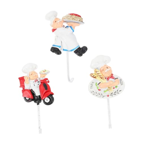 TOYZFRIENDY 3 Stück Selbstklebende Resin Wandhaken Starke Haftung ohne Bohren Dekorative Wandaufhänger für Küche und Badezimmer Stabile und Handfreundliche Küchenaccessoires TOYZFRIENDY 3 Stück Selbstklebende Resin Wandhaken Starke Haftung ohne Bohren Dekorative Wandaufhänger für Küche und Badezimmer Stabile und Handfreundliche Küchenaccessoires von TOYZFRIENDY