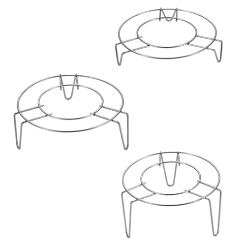 TOYZFRIENDY 3 Stück Teiliges Edelstahl Dampfgestell mit Hitzeschutz Verstärkte Mehrzweck Dampfracks für Kochtöpfe Küchenfreundliche Rostfreie Steaming Accessoires für Schonendes Garen und TOYZFRIENDY 3 Stück Teiliges Edelstahl Dampfgestell mit Hitzeschutz Verstärkte Mehrzweck Dampfracks für Kochtöpfe Küchenfreundliche Rostfreie Steaming Accessoires für Schonendes Garen und von TOYZFRIENDY
