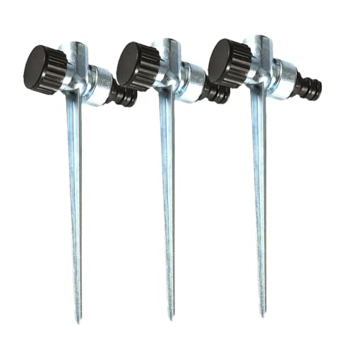 TOYZFRIENDY 3 Stück Teiliges Rasensprenger mit Verstellbarer Düse und Stabilem Erdspieß aus Wasserabdeckung Einfacher Einbau durch Innengewinde für Garten und Terrasse TOYZFRIENDY 3 Stück Teiliges Rasensprenger mit Verstellbarer Düse und Stabilem Erdspieß aus Wasserabdeckung Einfacher Einbau durch Innengewinde für Garten und Terrasse von TOYZFRIENDY