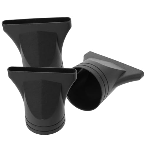 TOYZFRIENDY 3 Stück Teiliges Schwarzer Langlebiger Haartrockner diffusor Aufsatz Praktisches Styling tool Passend für Friseursalons und Heimgebrauch von TOYZFRIENDY