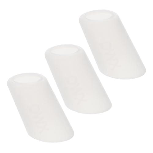 TOYZFRIENDY 3 Stück Teiliges Teekannen ausguss Schutz aus Hitzebeständigem Silikon Tropfsicherer Ausgusshülsenschutz mit Rutschfester Isolierung Geeignet für Teekannen und Wasserkocher Weiß von TOYZFRIENDY