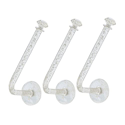 TOYZFRIENDY 3 Stück Wandhalter Haargummi Organizer Haarschmuck Aufbewahrung Halterung für Haarreifen Stirnbänder Praktisch Ordentliche Aufhängung für Haaraccessoires von TOYZFRIENDY