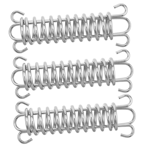 TOYZFRIENDY 3 Stück Windfeste Zeltfederschnalle Leichter Outdoor Camping Schnurspanner mit Hochleistungs Federmechanismus Kompakt und Tragbar Geeignet für Wandern Trekking und Zeltsicherung von TOYZFRIENDY