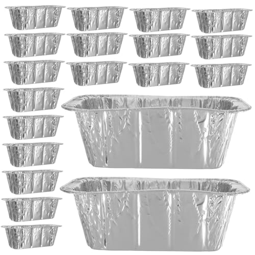 TOYZFRIENDY 30 Stück Teiliges Aluminium Tropfschalen Kompatibel mit Blackstone Griddle Grillschalen zur Fettauffang für BBQ Grillzubehör Backen Kochen Braten von TOYZFRIENDY