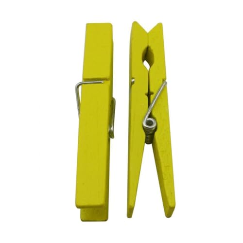 TOYZFRIENDY 30 Stück Teiliges Gelbe Holz Wäscheklammern Leicht und Robust mit Metallfeder Praktische Klammern für Wäscheleine zum Befestigen von Kleidung und Bettwäsche bei Wind TOYZFRIENDY 30 Stück Teiliges Gelbe Holz Wäscheklammern Leicht und Robust mit Metallfeder Praktische Klammern für Wäscheleine zum Befestigen von Kleidung und Bettwäsche bei Wind von TOYZFRIENDY