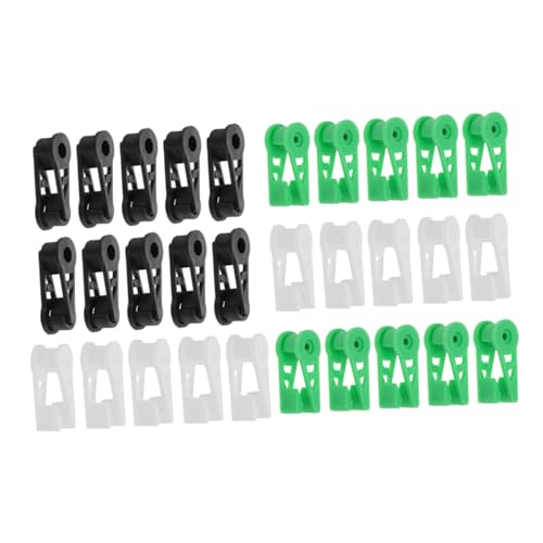 TOYZFRIENDY 30 Stück Teiliges Verstellbares Pflanzenbieger Robustem PP mit Farben Wiederverwendbare Pflanzenclips zur Stängelstütze und Wachstumskontrolle für Zimmerpflanzen und Gartenpflege von TOYZFRIENDY