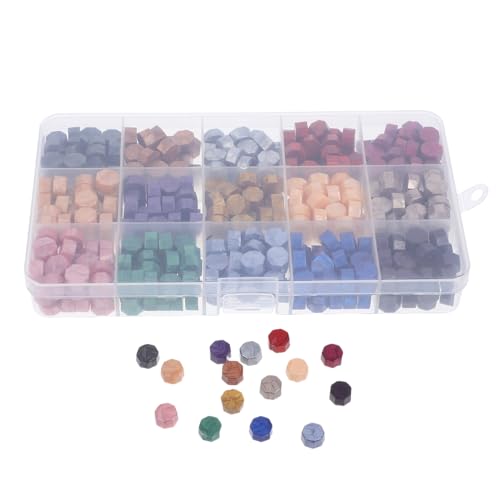 TOYZFRIENDY 375 Stück Diy Wachs Siegelwachs für Briefumschläge Hochzeitskarten Einladungen und Bastelprojekte Vielseitiges Set für Kreative Dekorationen TOYZFRIENDY 375 Stück Diy Wachs Siegelwachs für Briefumschläge Hochzeitskarten Einladungen und Bastelprojekte Vielseitiges Set für Kreative Dekorationen von TOYZFRIENDY